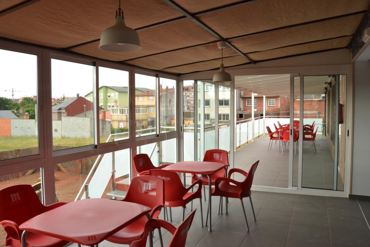 Albergue Alfonso II Melide Eksteriør billede