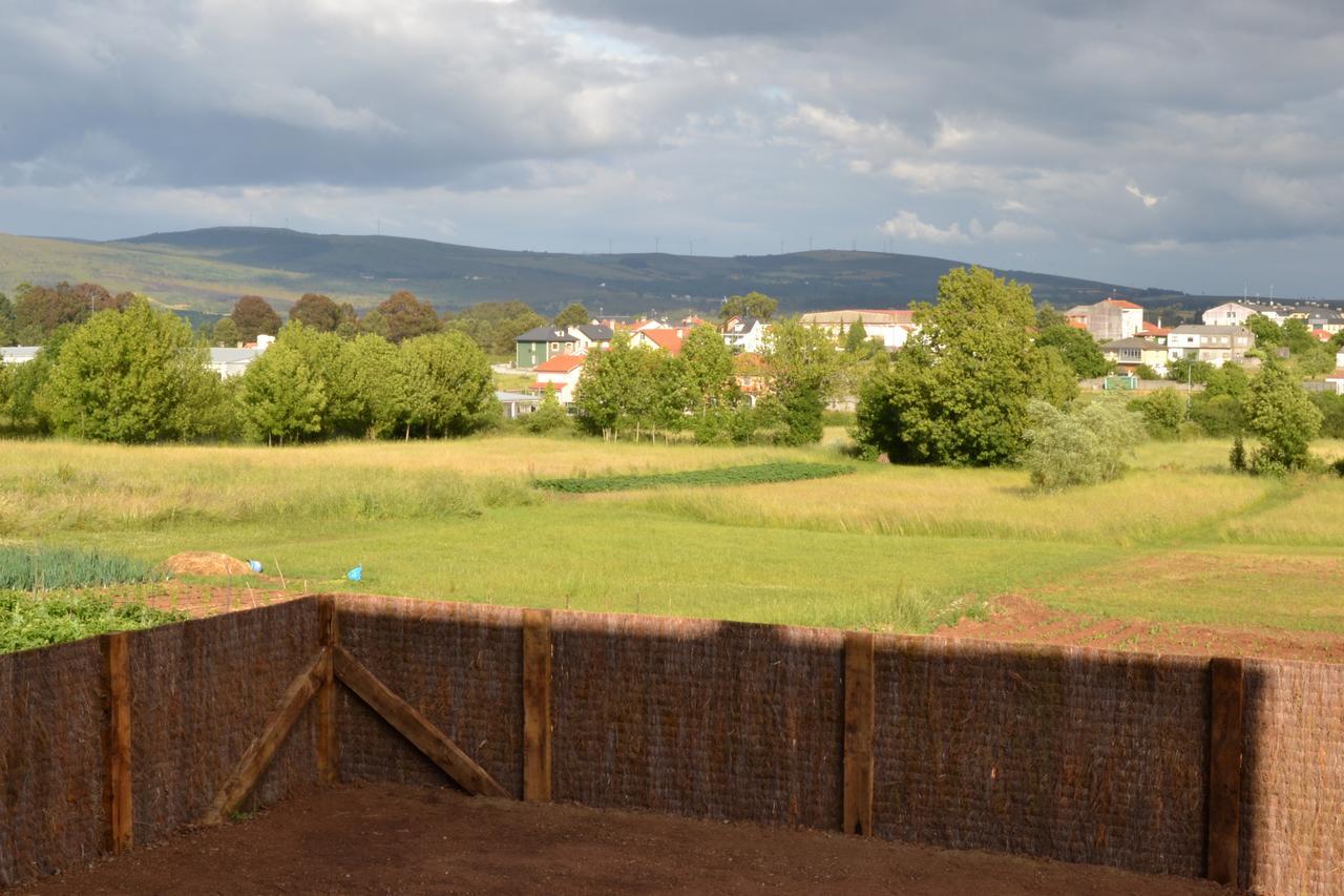 Albergue Alfonso II Melide Eksteriør billede